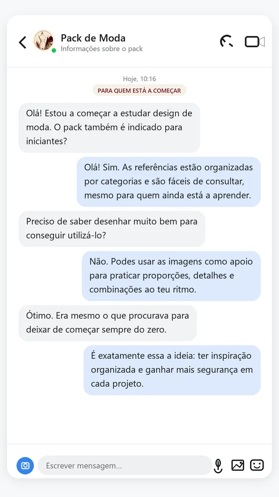 Conversa de cliente 1