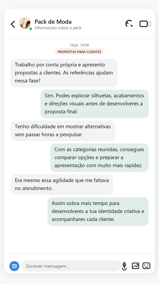 Conversa de cliente 3